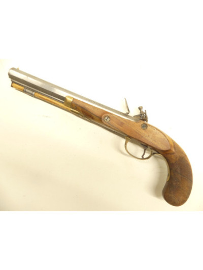 REPRODUCTION LUSSIGNOL RENZO DE PISTOLET A SILEX WILLIAM MOORE
