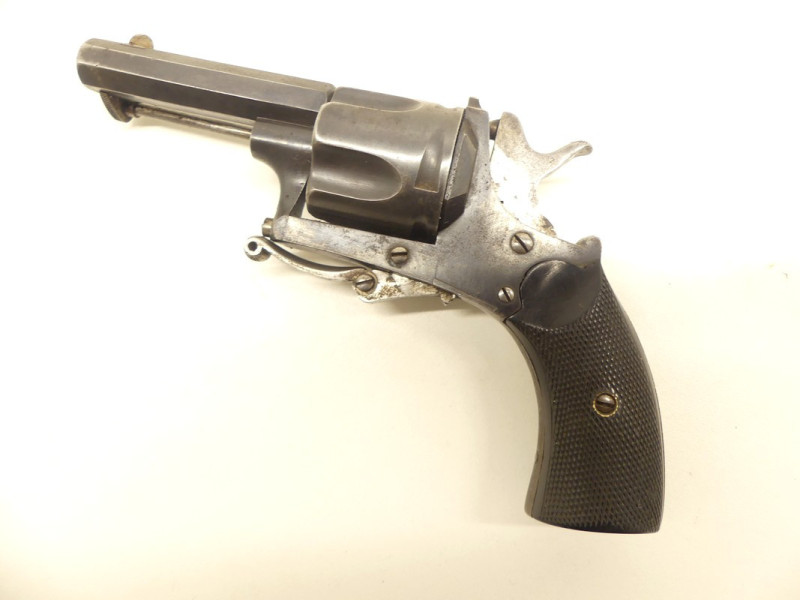 REVOLVER DE POCHE A CADRE OUVERT.