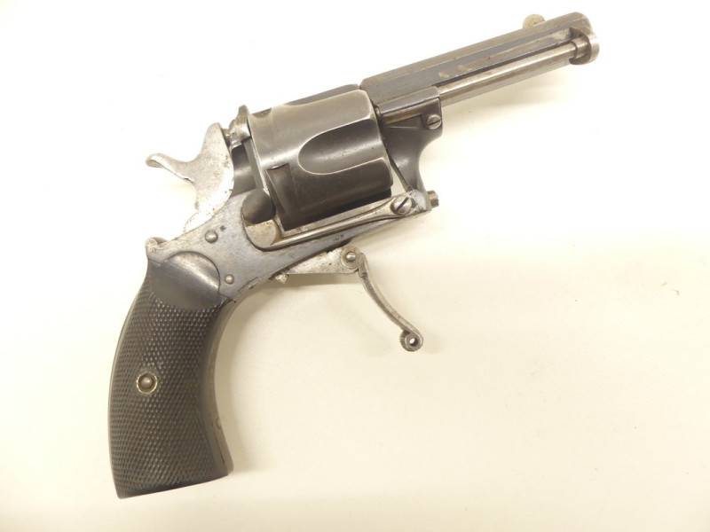 REVOLVER DE POCHE A CADRE OUVERT.