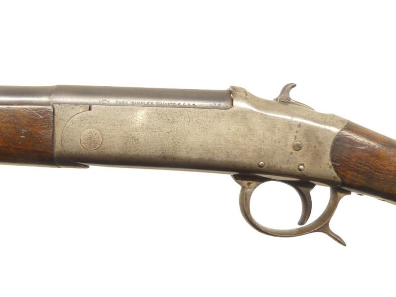 FUSIL DE CHASSE MONOCOUP SIMPLEX. FUSIL DE CHASSE MONOCOUP SIMPLEX.