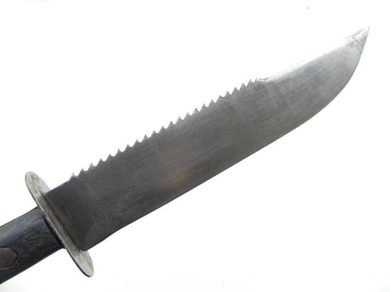 GRAND COUTEAU ARTISANAL TYPE BOWIE BELLE EPOQUE.