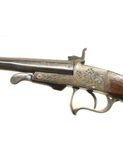 CARABINE A BROCHE DE BRACONNIER XIXe.