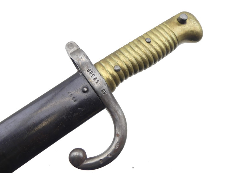 FRANCE BAÏONNETTE CHASSEPOT MODELE 1866 DERNIERE FABRICATION.