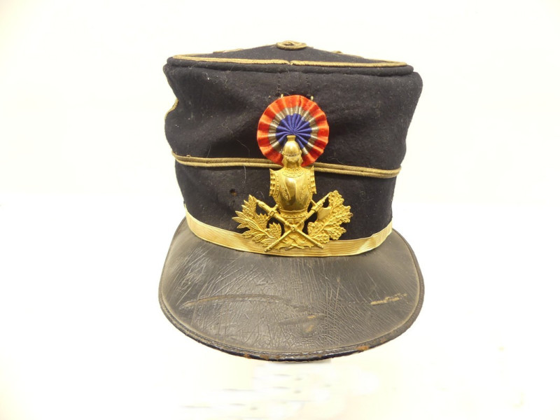 KEPI DE SOUS-LIEUTENANT DU GENIE 1880. KEPI DE SOUS-LIEUTENANT DU GENIE 1880.