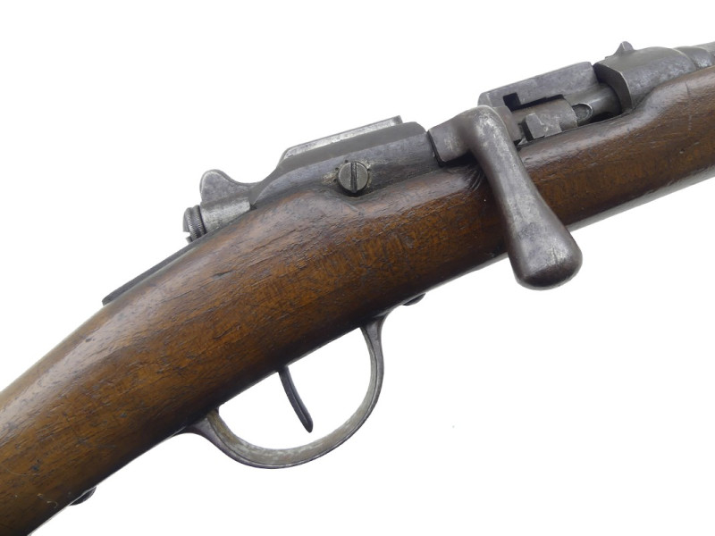 FUSIL GRAS MODELE 1874 M80 TRANSFORME CHASSE.