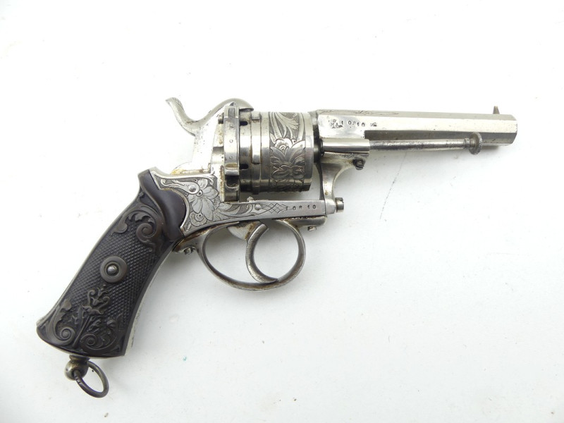 REVOLVER A BROCHE 9mm TYPE LEFAUCHEUX.