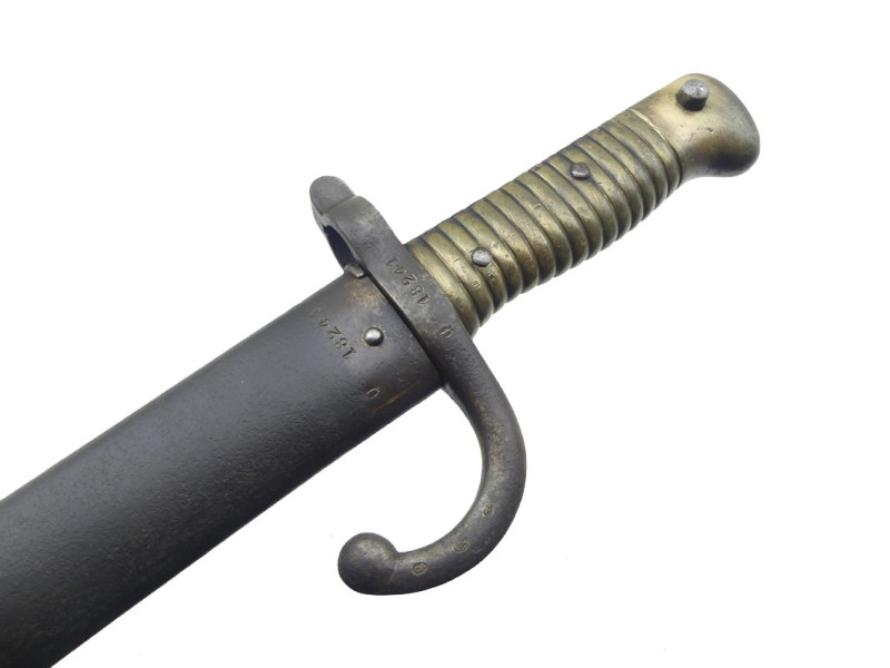 FRANCE BAÏONNETTE CHASSEPOT MODELE 1866 DERNIERE FABRICATION.