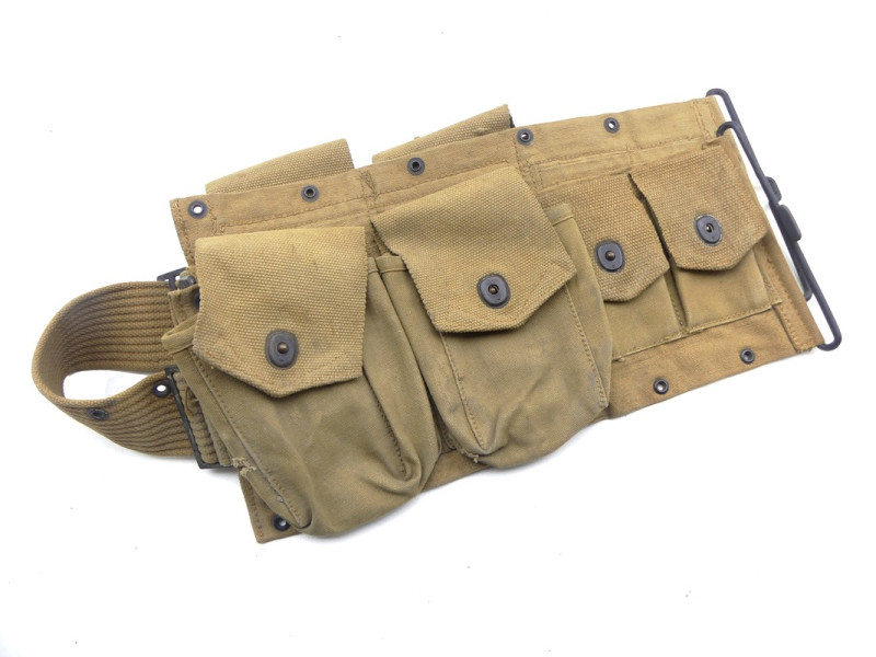 CEINTURON CARTOUCHIERE US ARMY FM BAR 2ND ASSISTANT 1ère GM.