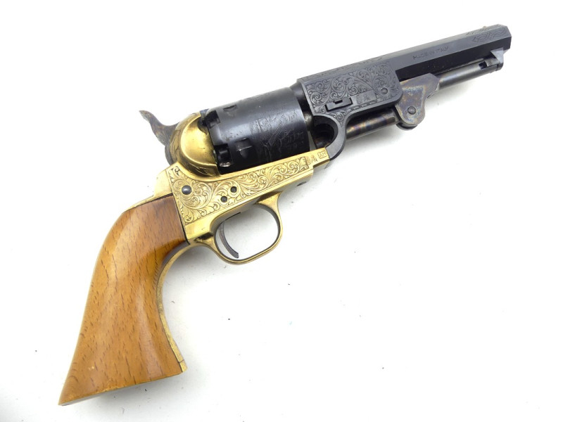 REPLIQUE PIETTA REVOLVER COLT NAVY SHERIFF GRAVE.
