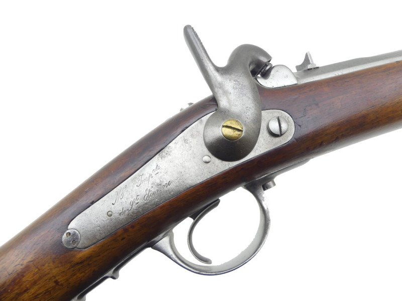 CARABINE DE CHASSEUR MODELE 1859 TRANSFORMEE CHASSE.