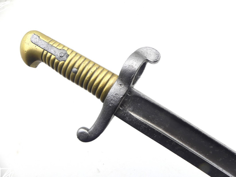 FRANCE SABRE-BAÏONNETTE MODELE 1842 DE MOUSQUETON.