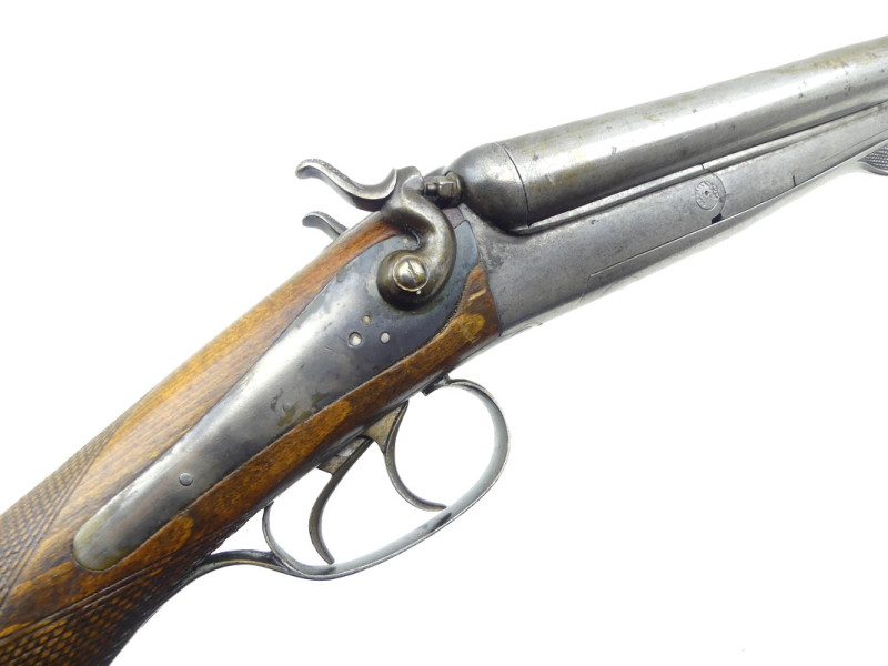 FUSIL DE CHASSE JUXTAPOSE A CHIENS HUSQVARNA