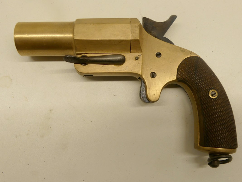 LANCE-FUSEE ARMEE FRANCAISE MODELE 1917 CANON COURT. LANCE-FUSEE ARMEE FRANCAISE MODELE 1917 CANON COURT.