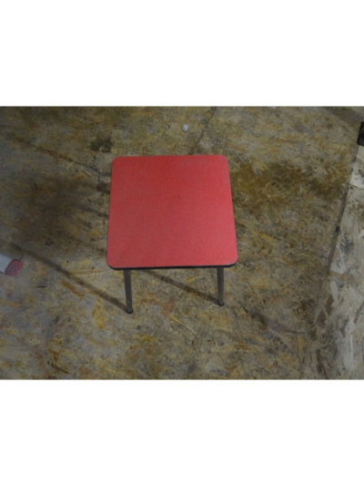 TABOURET VINTAGE ROUGE EN...