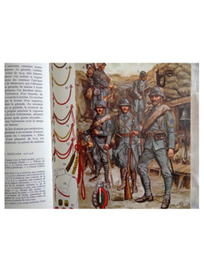LES UNIFORMES ET LES ARMES DES SOLDATS DE LA GUERRE 1914-1918.