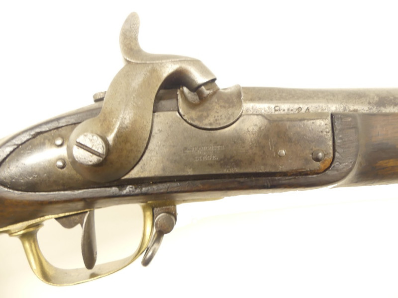 FUSIL DU CORPS DES CADETS SUISSES MODELE 1842 FABRICATION FRANCOTTE.