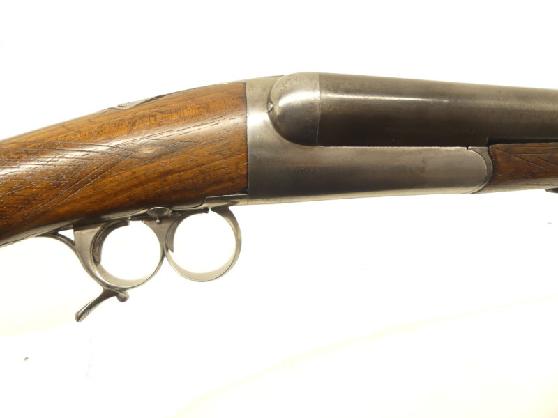 FUSIL DE CHASSE JUXTAPOSE IDEAL A PONTET LUNETTE.