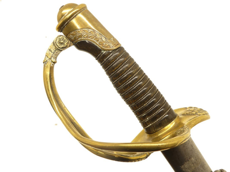 SABRE D'OFFICIER DE CAVALERIE LEGERE MODELE 1822.