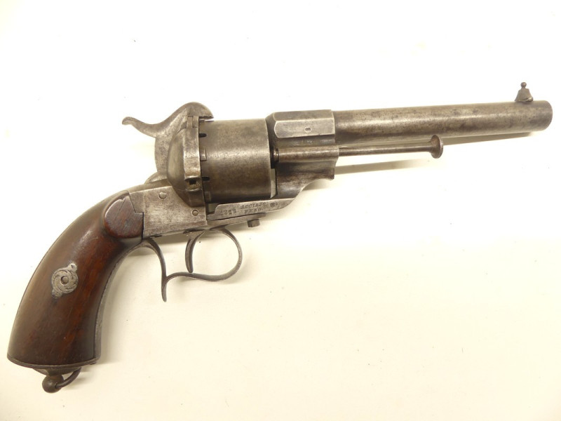 REVOLVER LEFAUCHEUX MODELE 1854 FABRICATION GLISENTI.