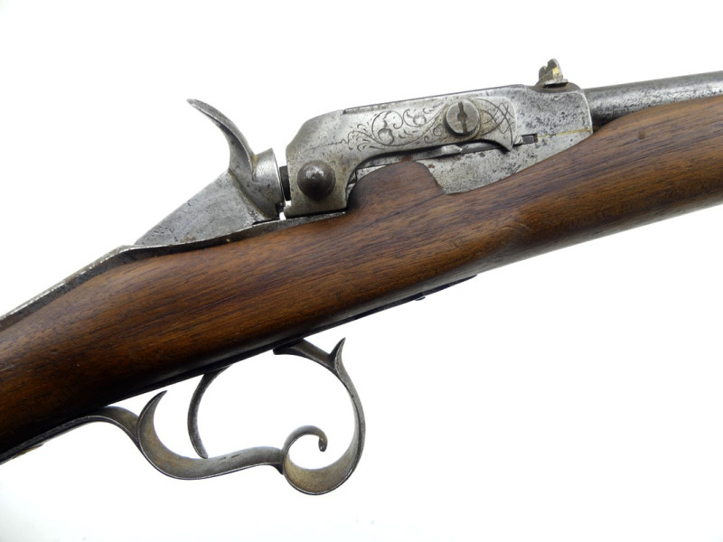 CARABINE DE JARDIN TYPE WARNANT A CANONS SUPERPOSES.