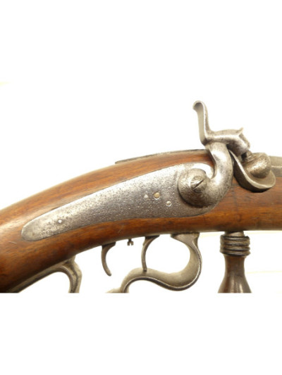 CARABINE DE TIR A PERCUSSION XIXe.