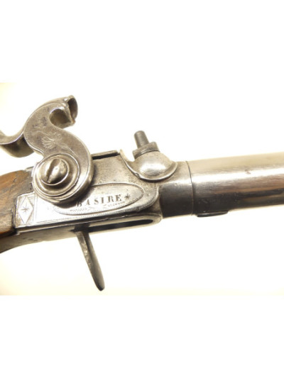 PISTOLET DE POCHE A PERCUSSION XIXe.